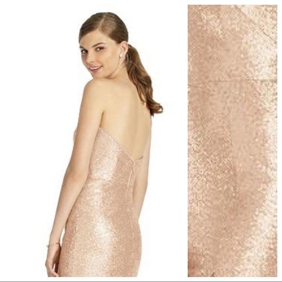 NWT. Dessy Collection Vivian Diamond Dress Size 10 - Picture 5 of 7